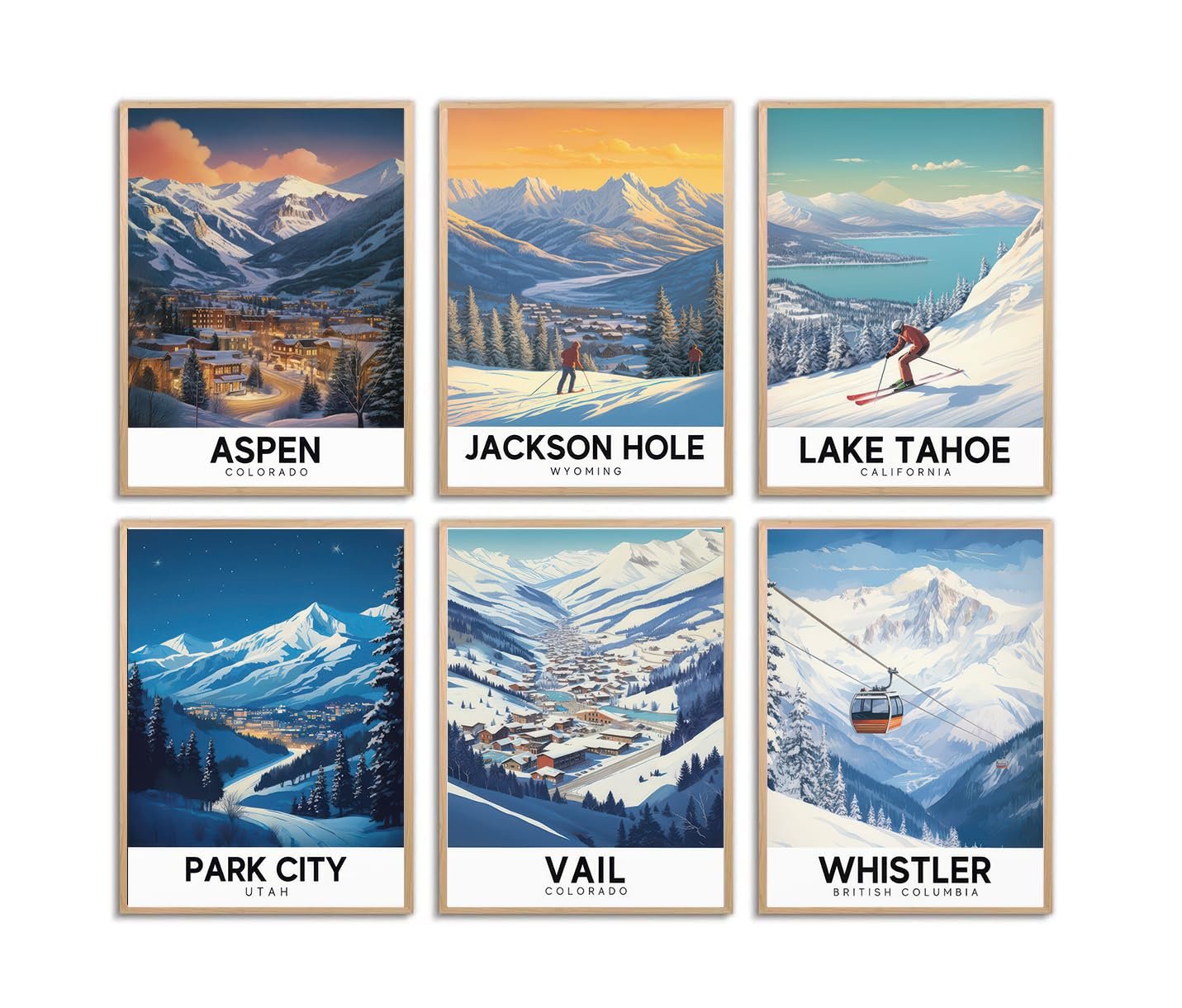 Vintage KROEY Apres Ski Poster Set Review