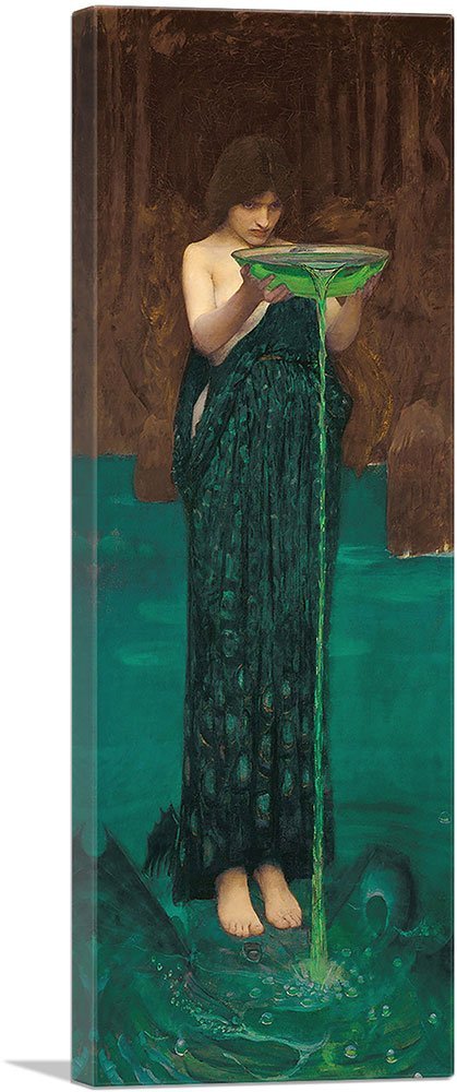 Circe Invidiosa Canvas Review: Waterhouse's Dark Magic