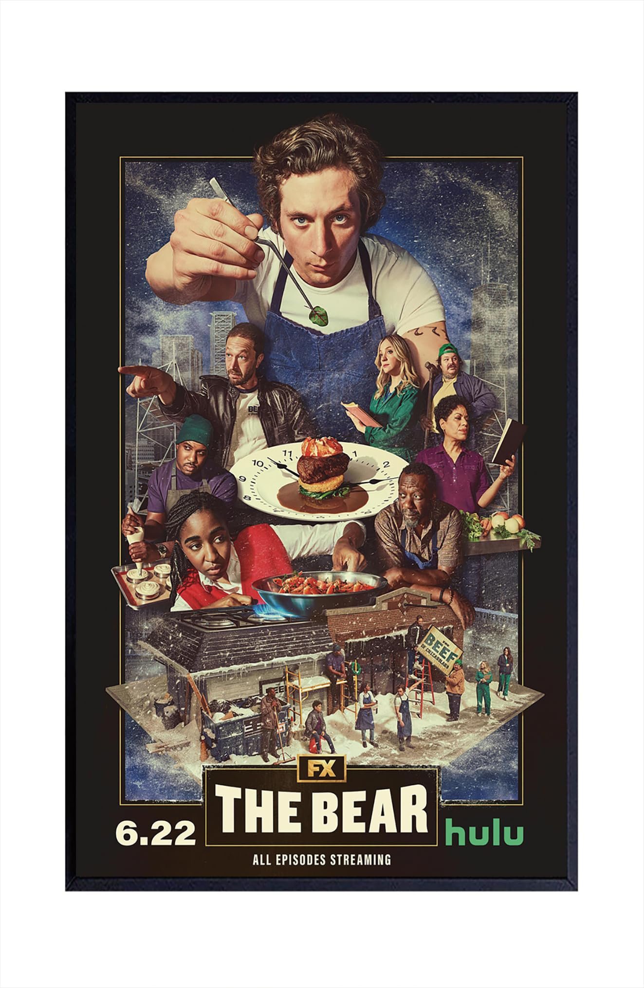 The Bear TV Series Poster: Aesthetic Kitchen Decor Review