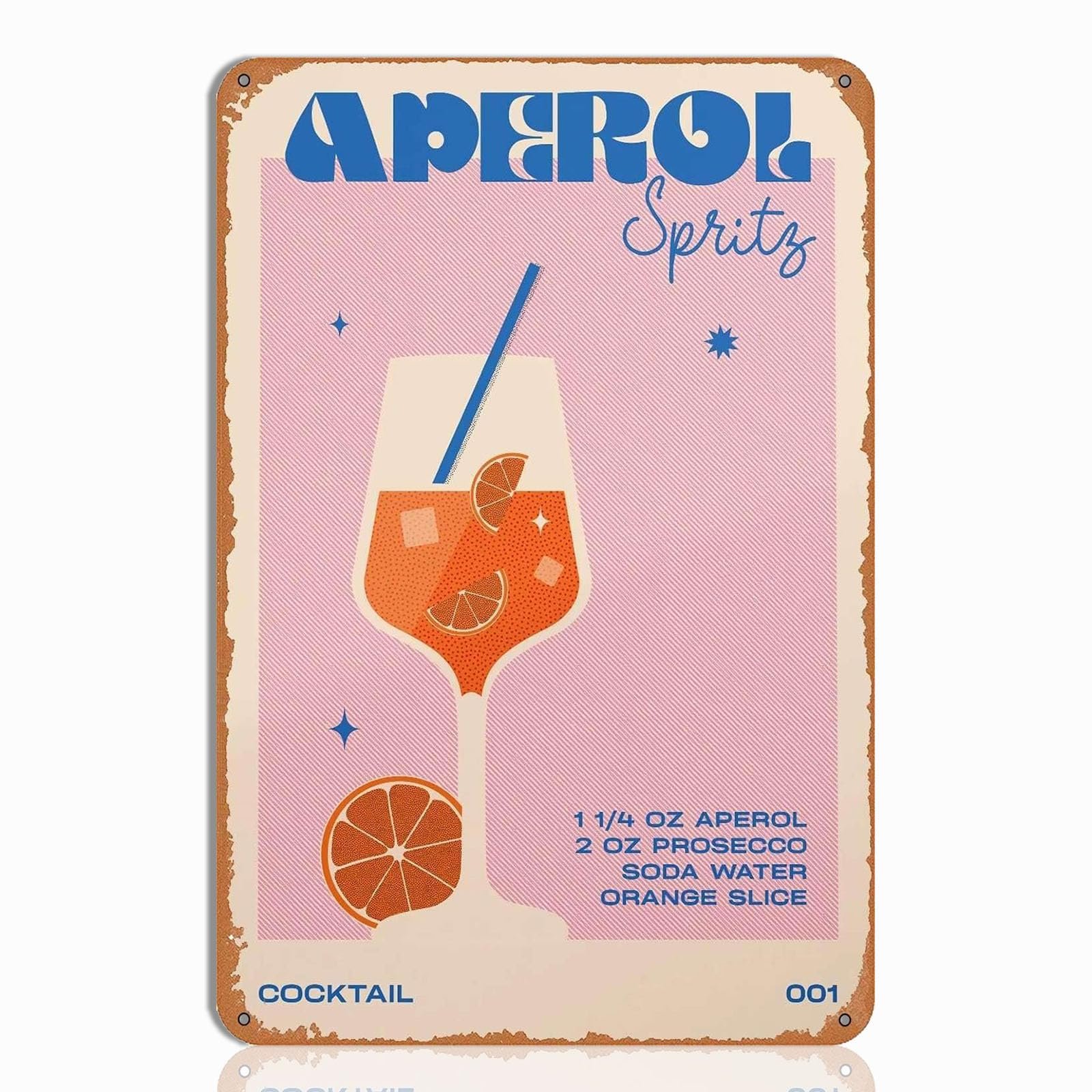 Aperol Spritz Metal Sign Review: Vintage Home Bar Decor