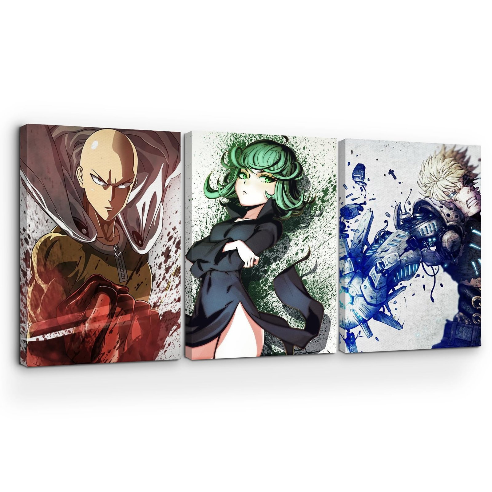One Punch Man Canvas Review: Minimalist Anime Wall Art
