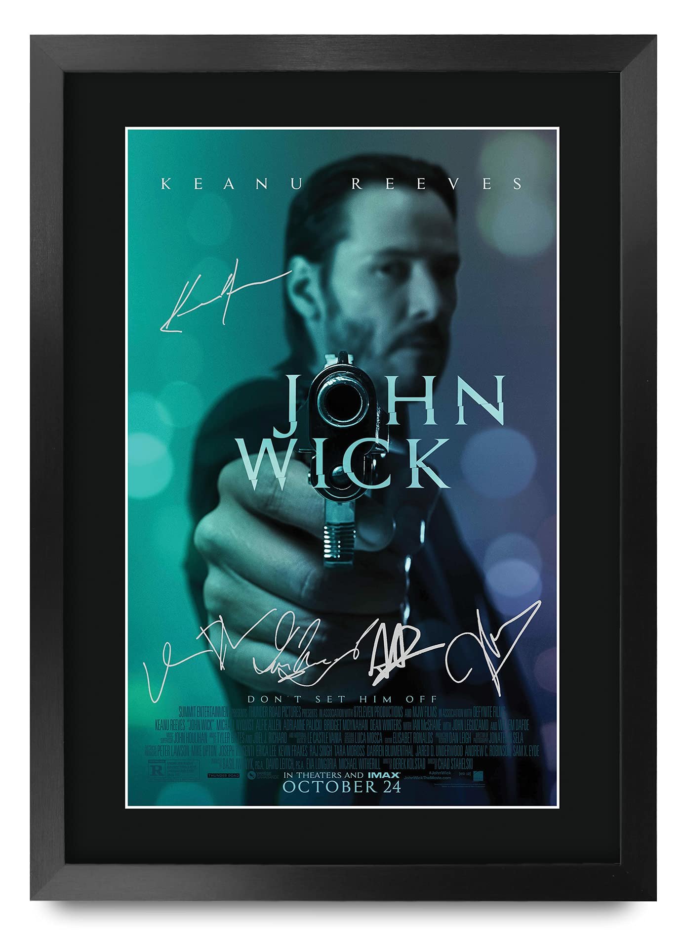 John Wick Cast Framed Poster Review: Cinematic Style Uncaged