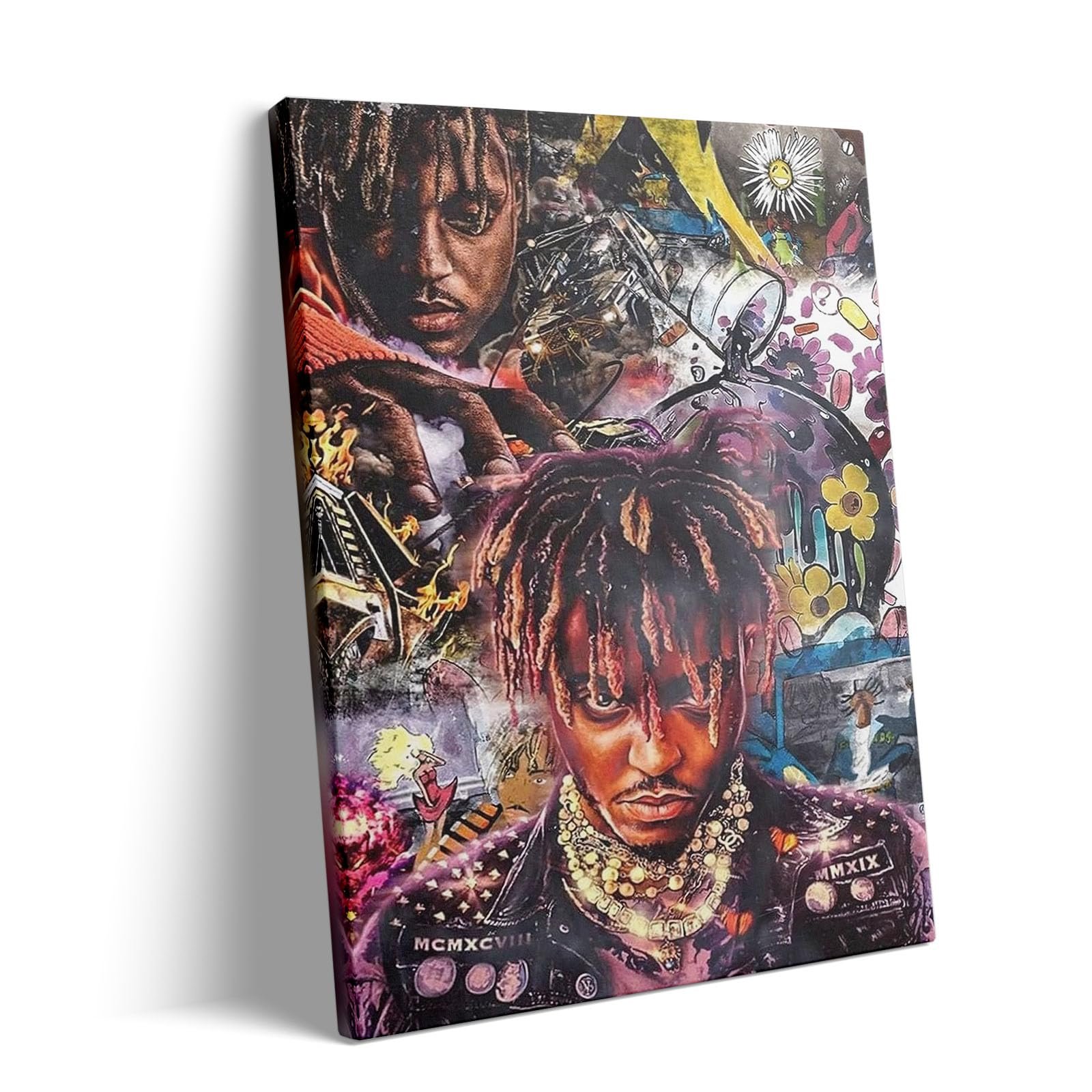 Juice WRLD Collage Canvas: Urban Music Decor Review