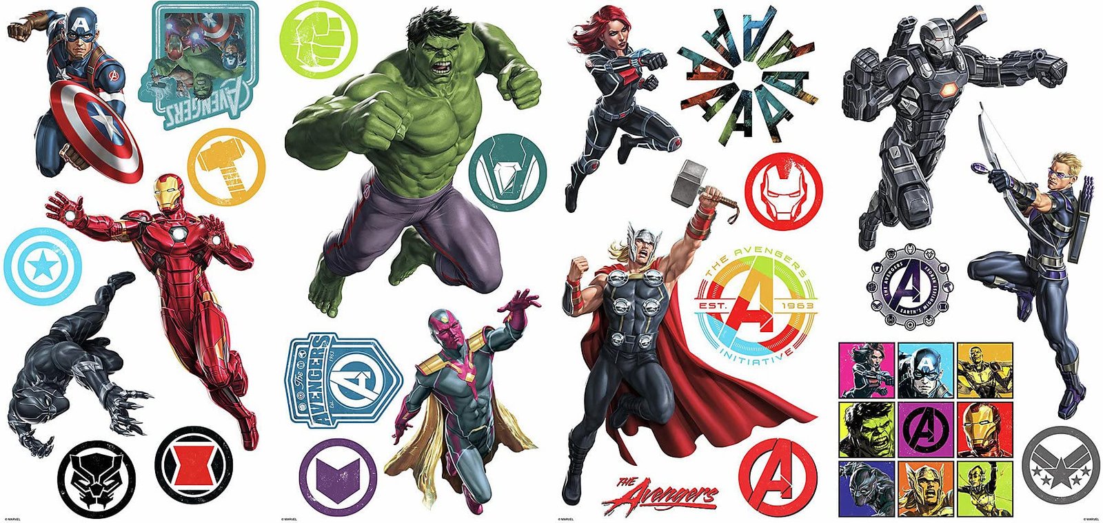 Marvel Classic Avengers Wall Decals: Retro Decor Guide