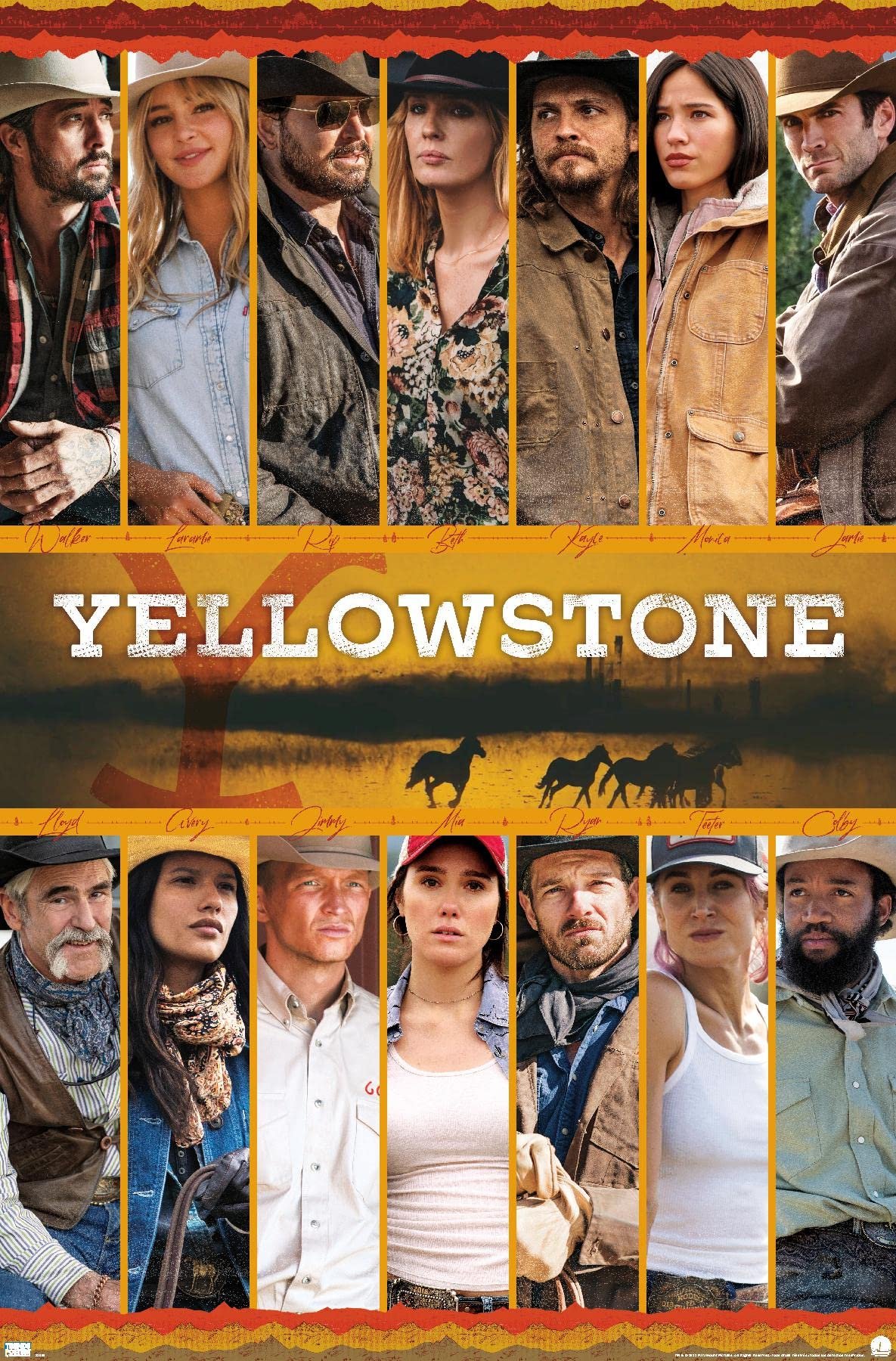 Yellowstone Group Poster Review: Dutton Ranch Style Decor