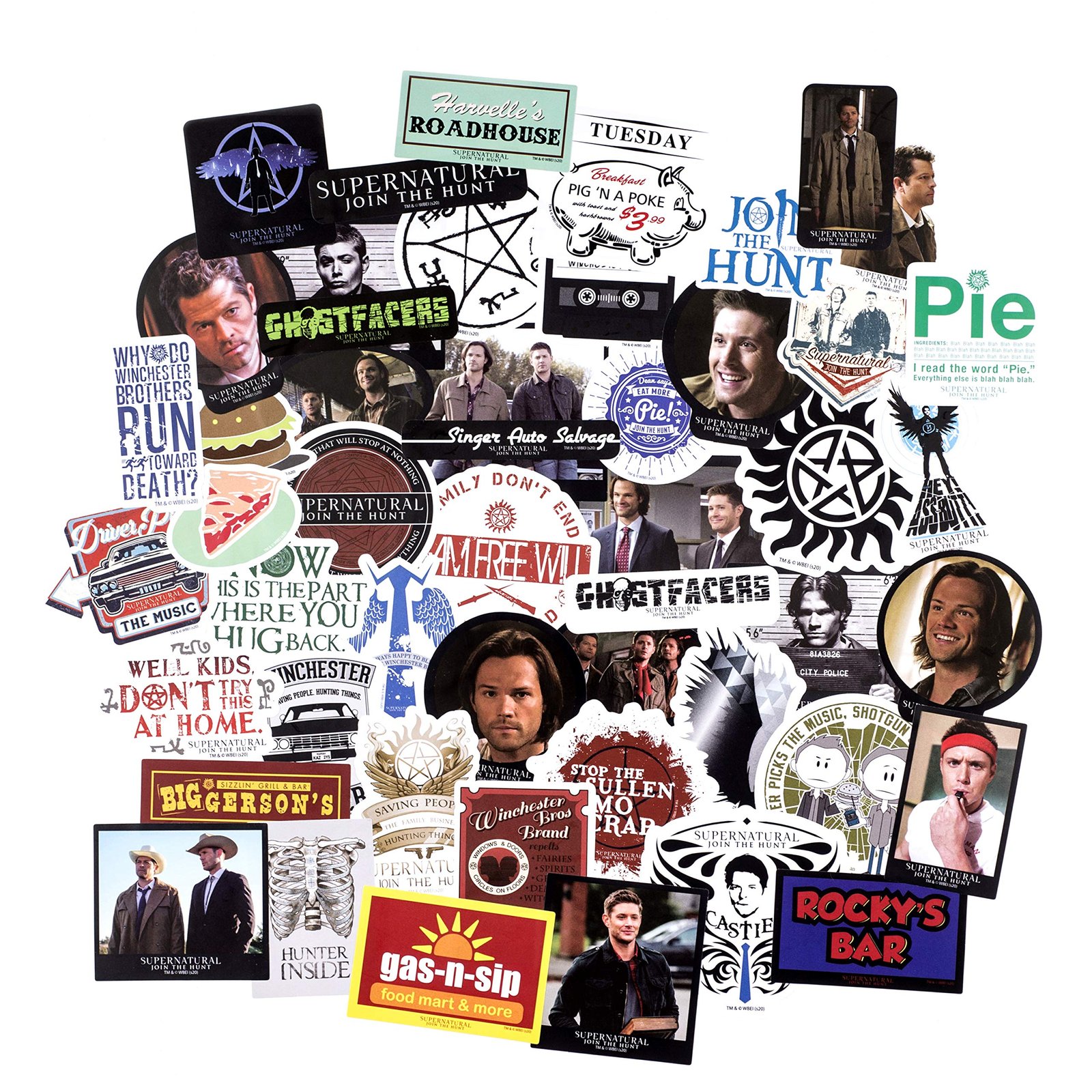 Supernatural Stickers: Elevate Your Space, Hunter Style!