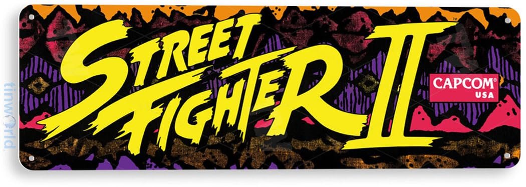 Street Fighter 2 Tin Sign Review: Arcade Aesthetic