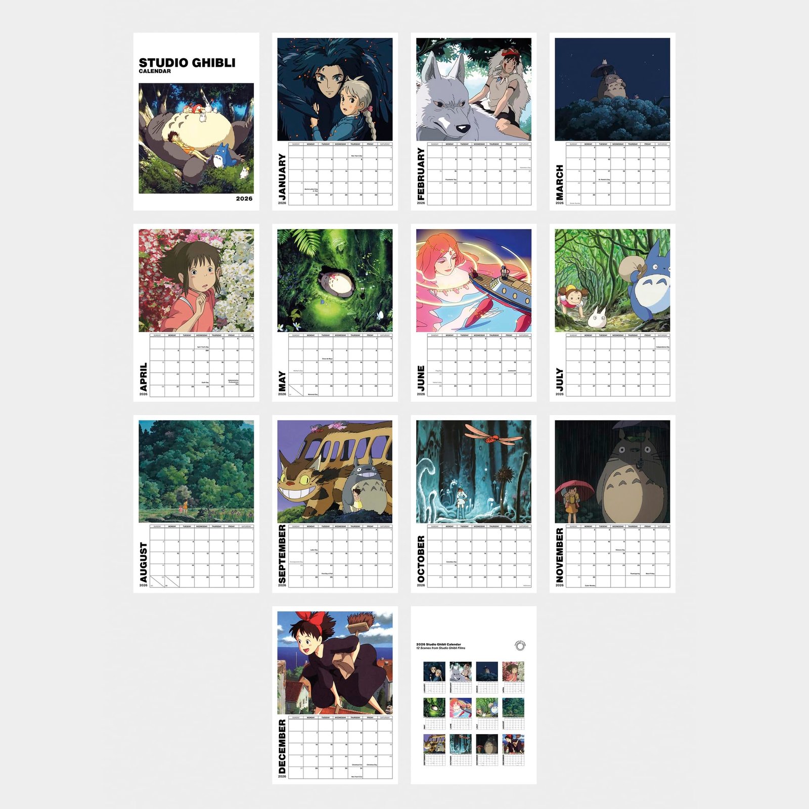 2026 Studio Ghibli Wall Calendar: The Ultimate Design Review