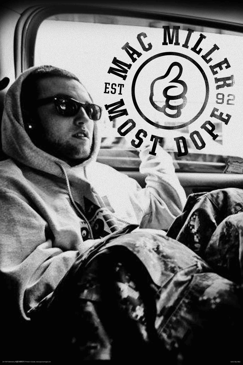 Mac Miller Black & White Poster Review: Iconic Studio Style