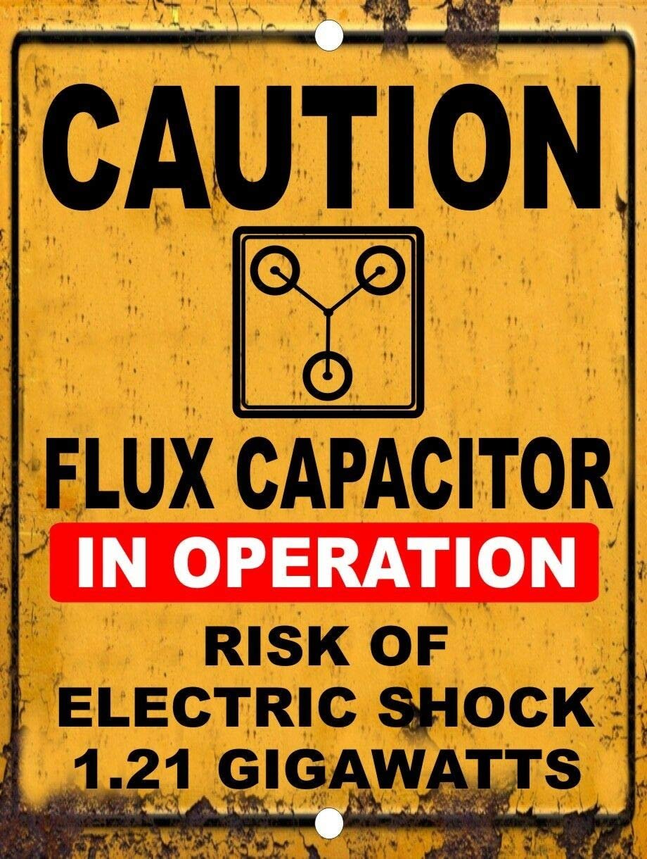 Back to the Future Flux Capacitor Tin Sign Review