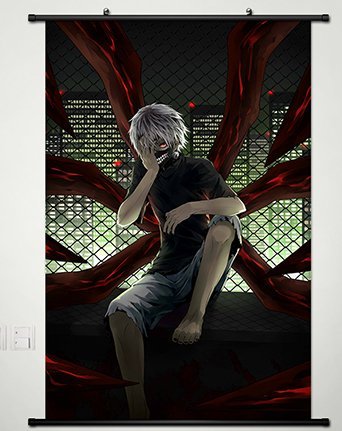 Tokyo Ghoul Kaneki Wall Scroll Review: Dark Aesthetic Decor