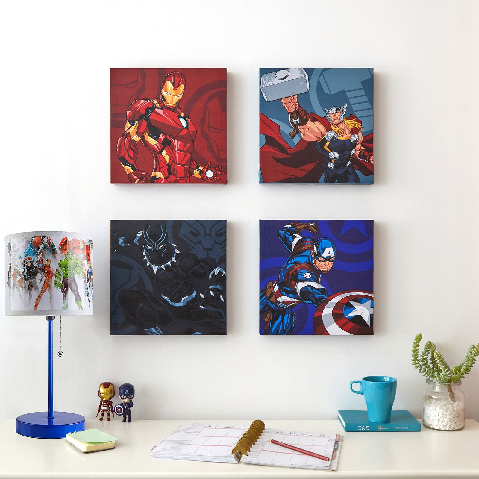 Avengers 4-Pack Canvas Wall Art Review: Heroic Room Decor