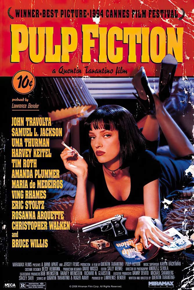 Pulp Fiction Poster: Mia Wallace's Iconic 24x36 Wall Art Review