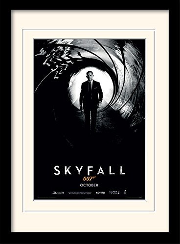 Skyfall James Bond Framed Print: Ultimate Home Cinema Decor