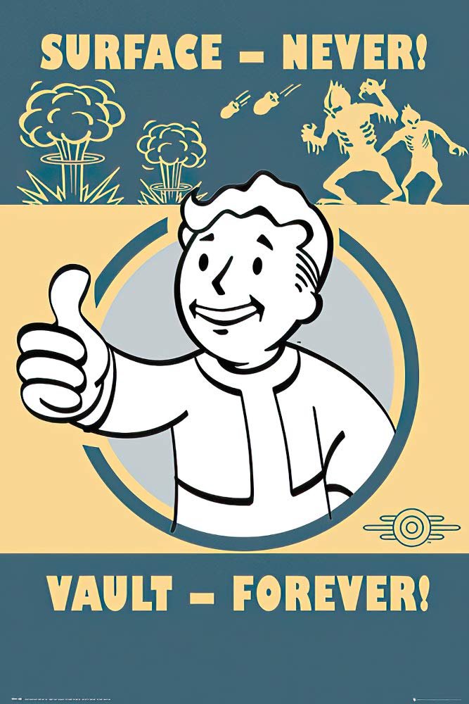Fallout 4 Vault-Tec Poster Review: Vault Boy Style