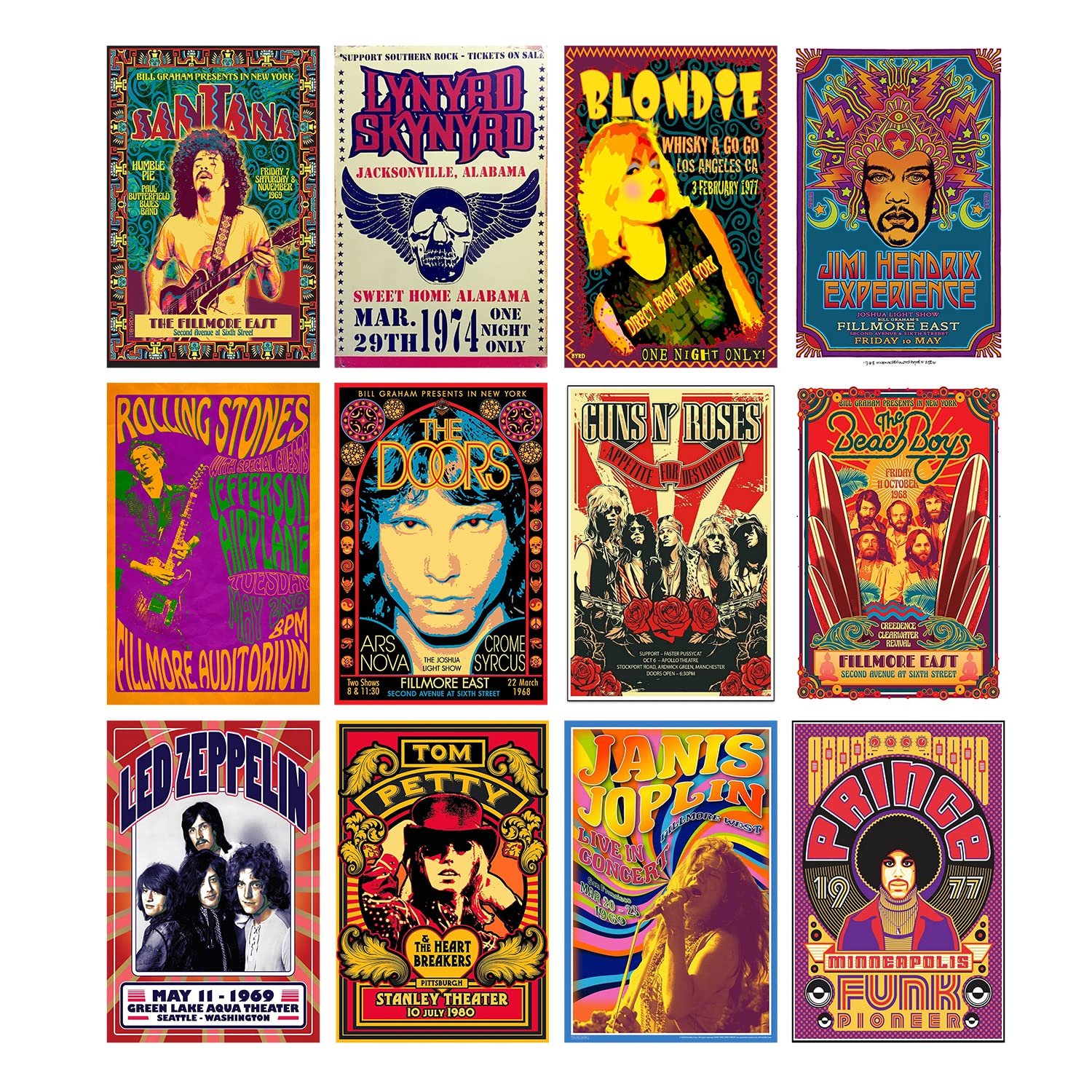 Woonkit Vintage Rock Posters Review: Retro Vibes for Your Walls