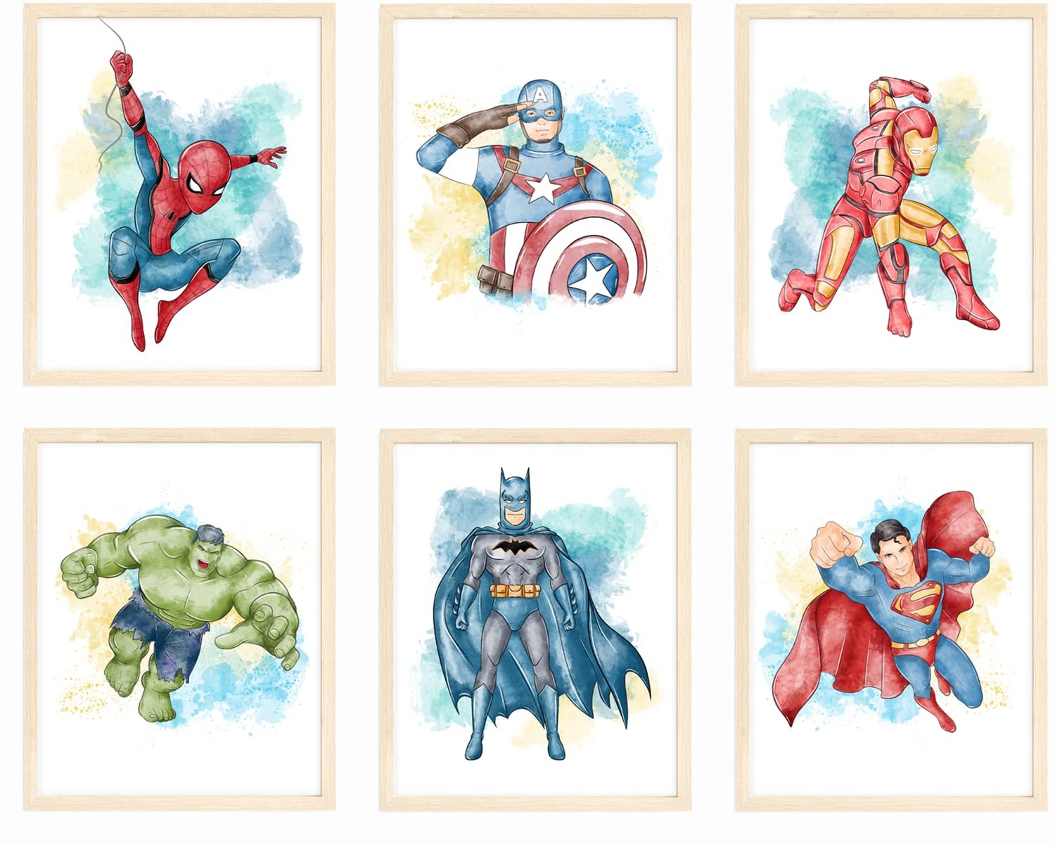 Elevate Your Kid's Room with Nistio Superhero Wall Art