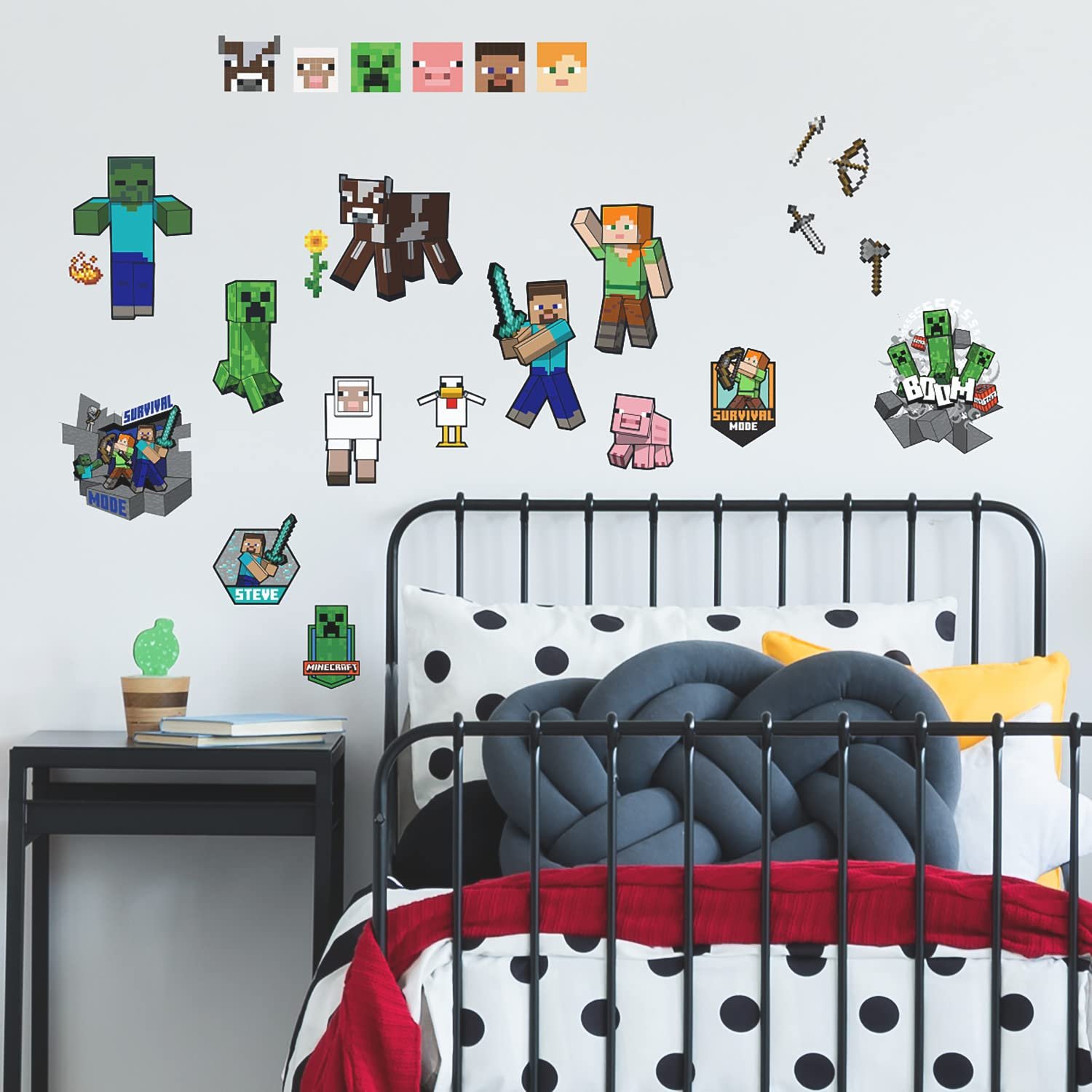 Minecraft Wall Decals: The Ultimate Gamer Room Upgrade