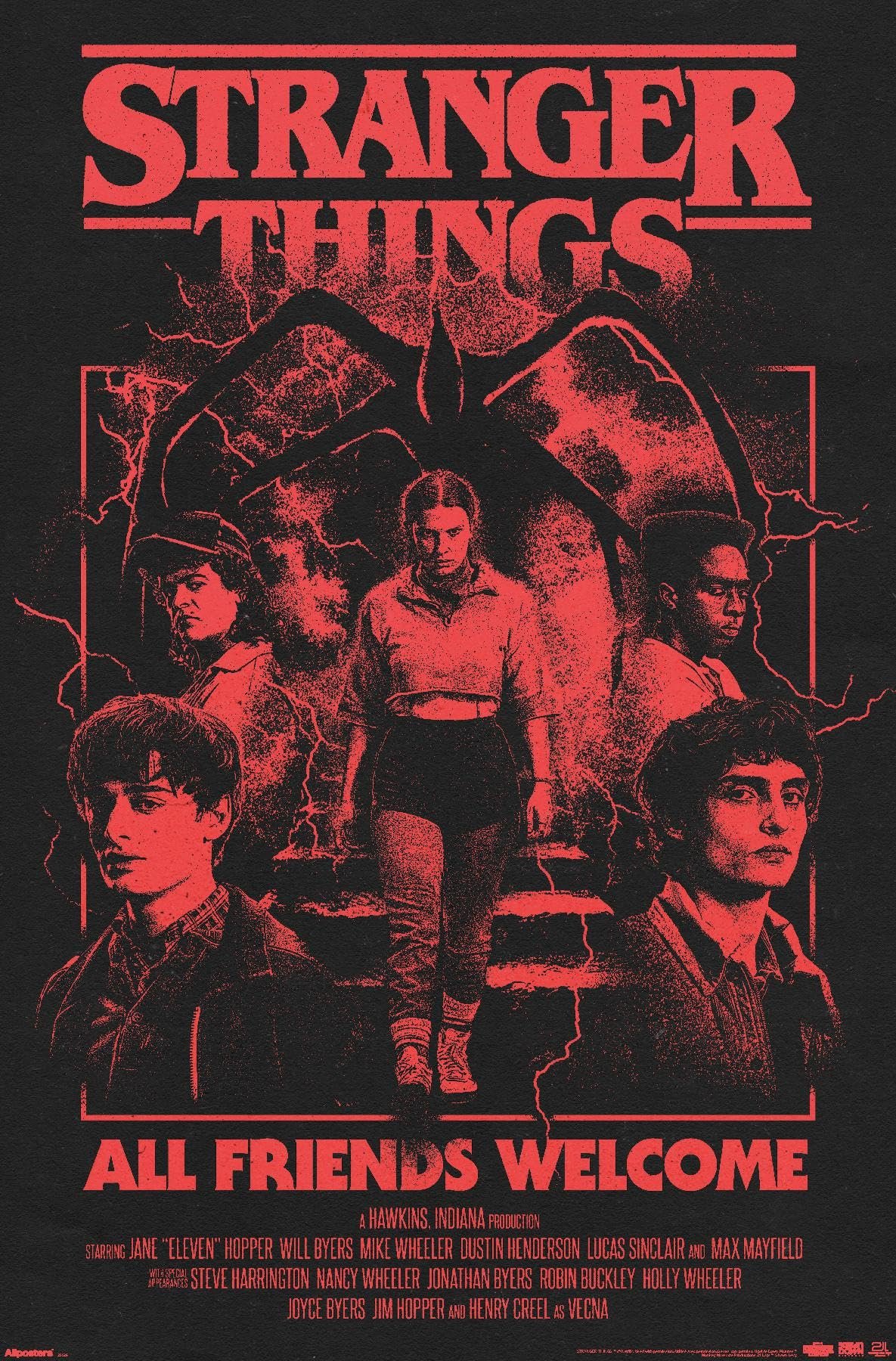 Stranger Things S5 'All Friends Welcome' Poster Review