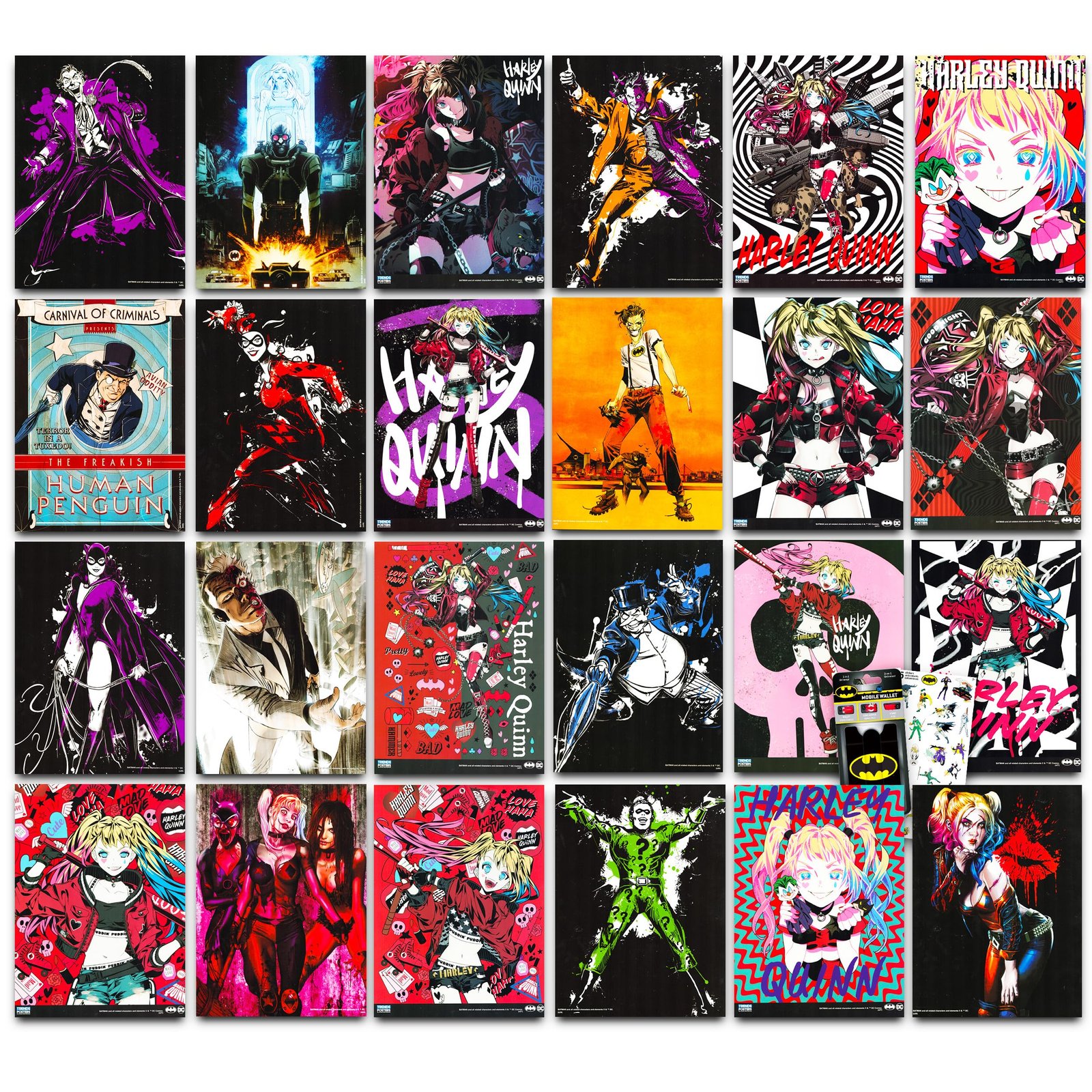 Batman Villains Poster Set Review: Gotham Style Guide