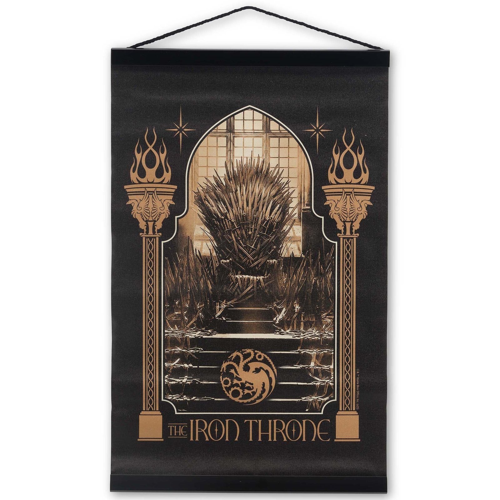 House of the Dragon Iron Throne Canvas Banner Review