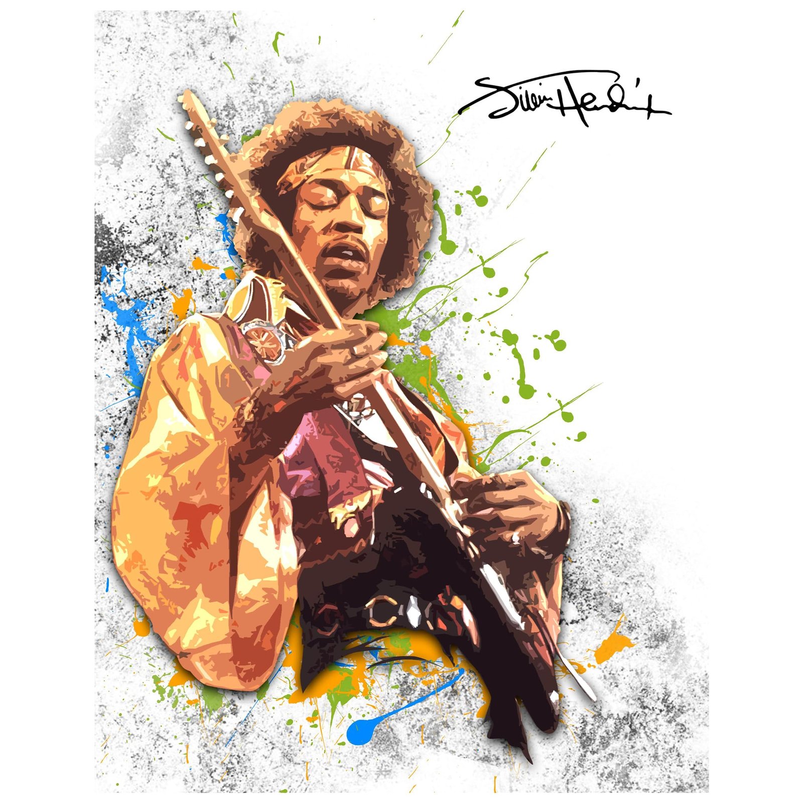 Jimi Hendrix Wall Art Review: Bold Music Room Decor