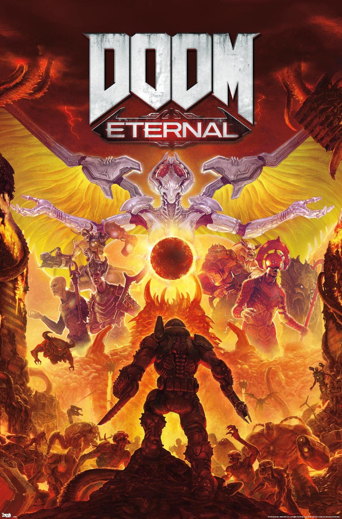 Doom Eternal Maykr Poster Review: Elevate Your Gaming Sanctuary