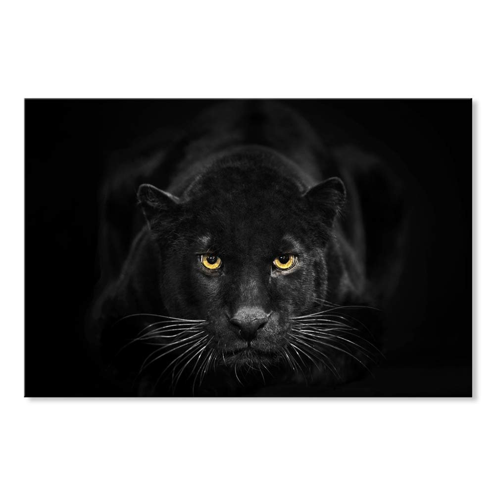 SEVEN WALL ARTS Black Panther Canvas Review: Modern Wildlife Art
