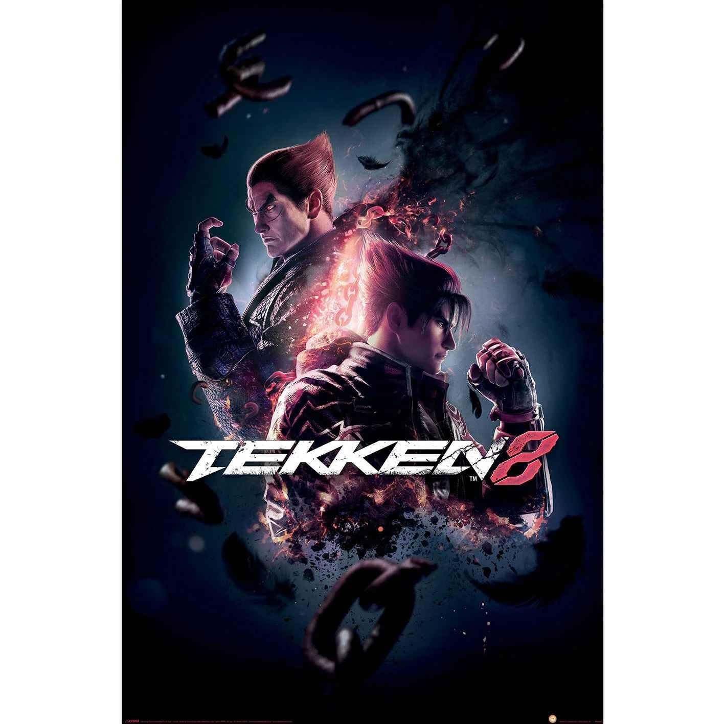 Tekken 8 Kazuya vs Jin Poster Review: Gamer Wall Decor