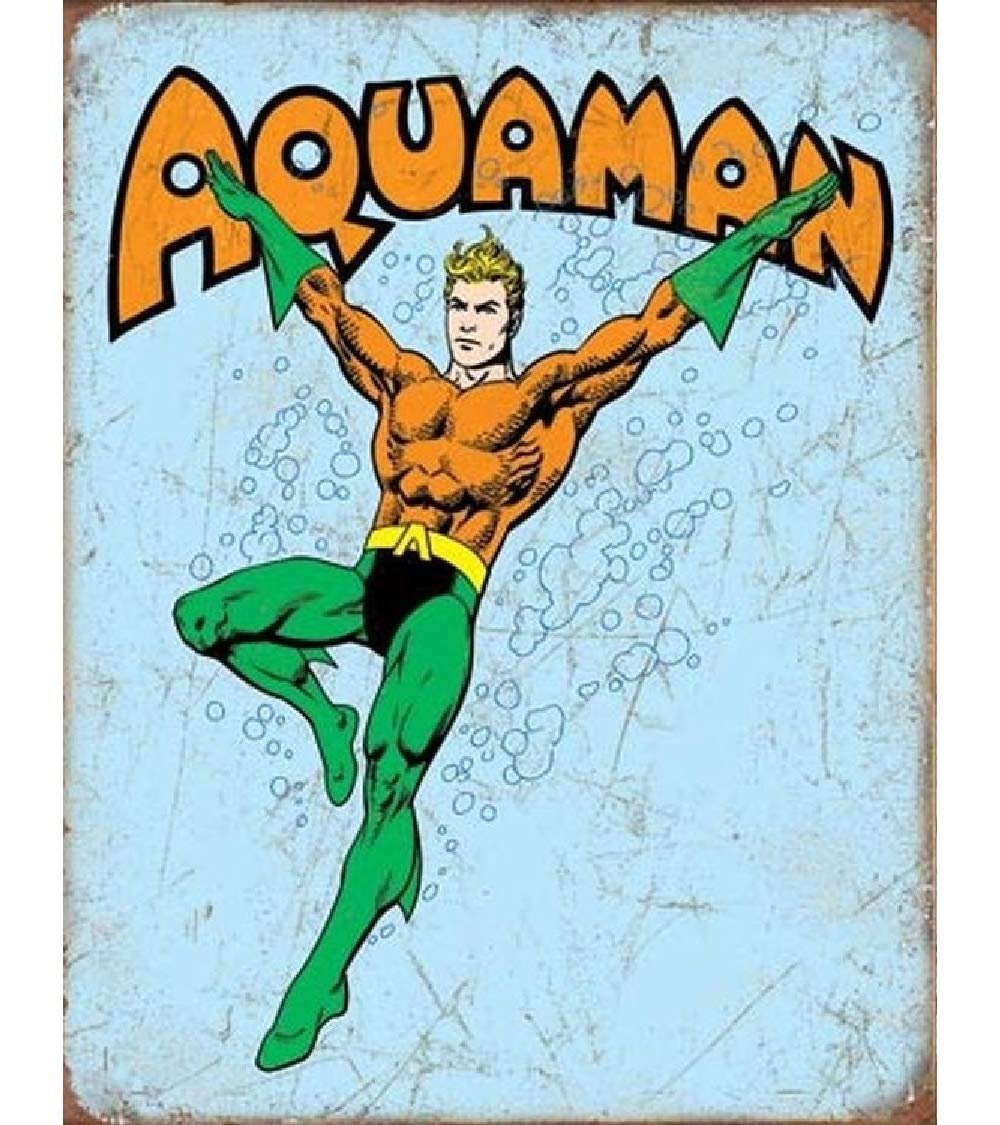 Aquaman Retro Metal Tin Sign Review