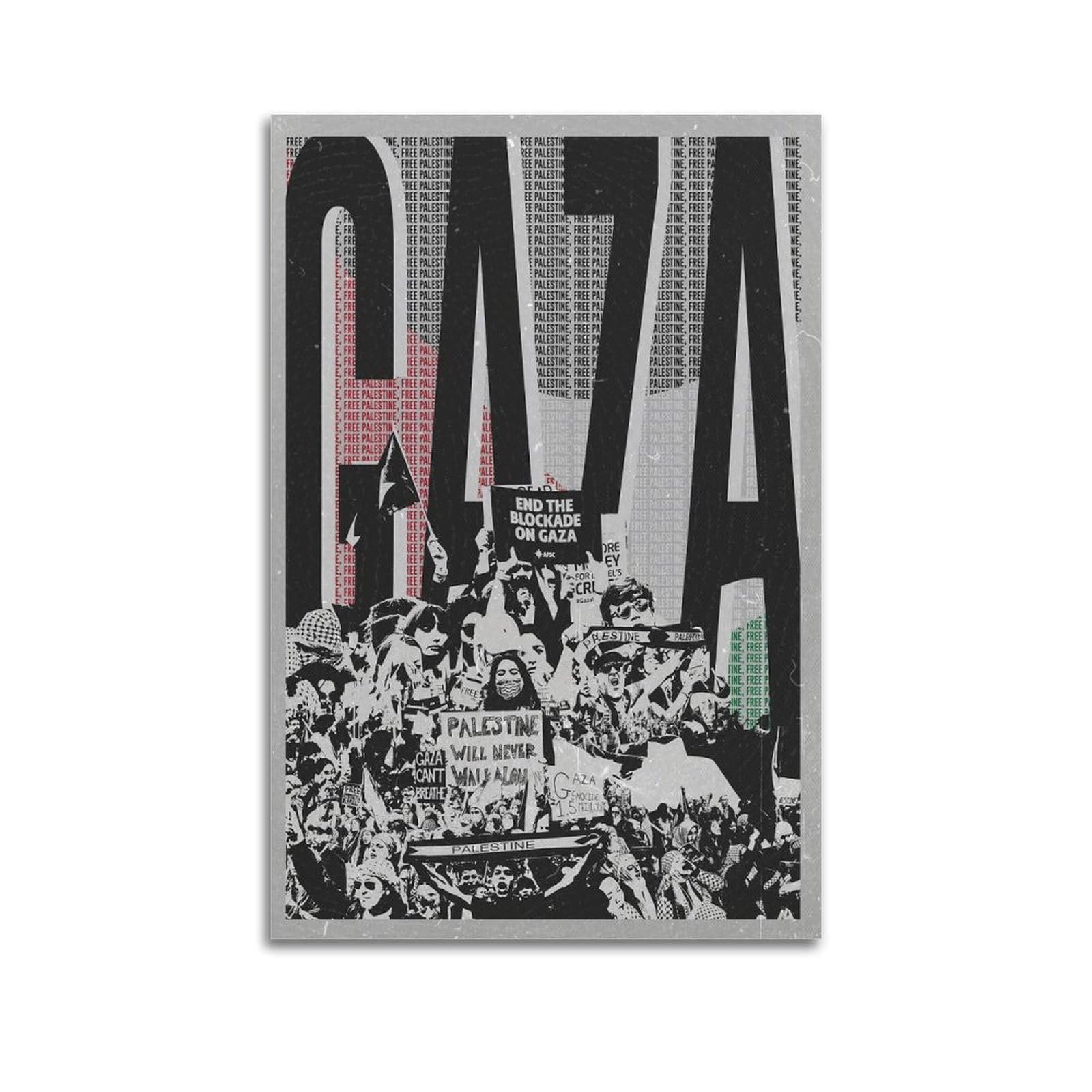Gaza Anti-War Canvas Art: A Bold Interior Design Review