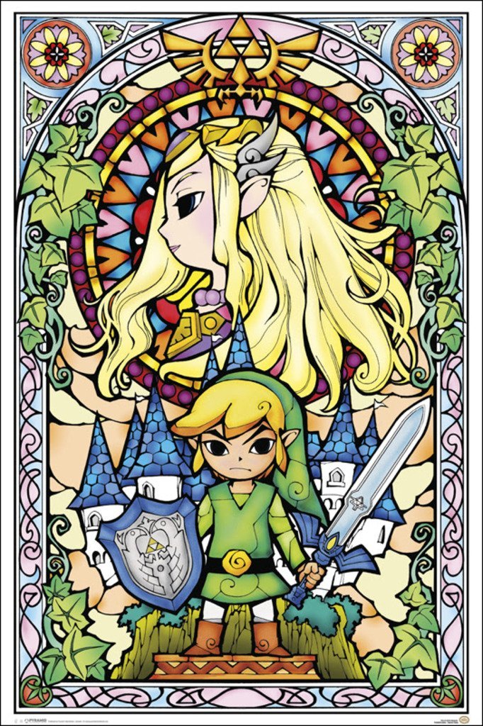 Zelda Stained Glass Poster Review: Epic Gaming Wall Art