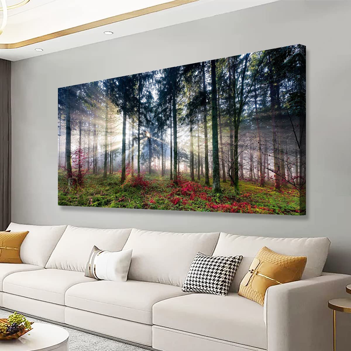 Golden Sunrise Tree Canvas: Elevate Your Home Sanctuary