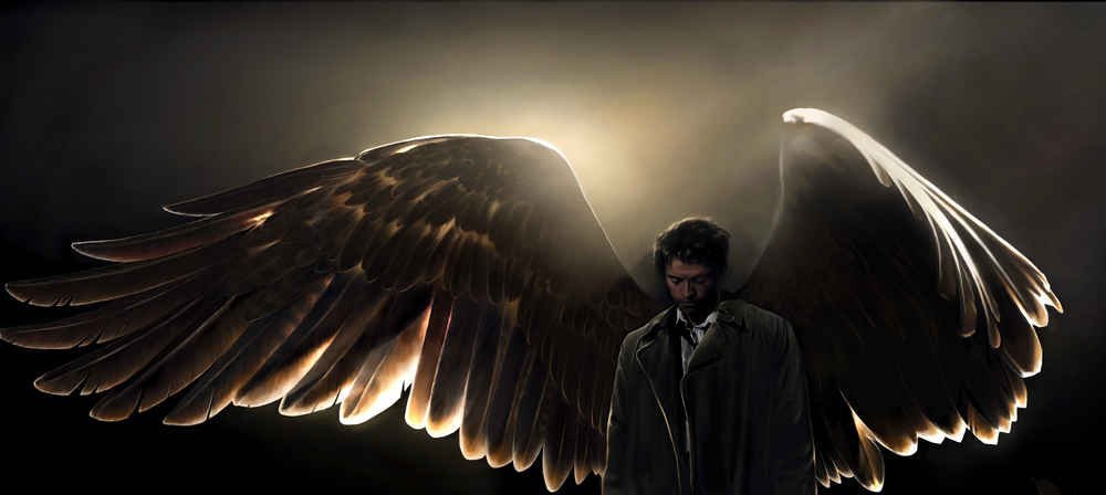 Castiel Wings Wall Art Review: Supernatural Pop Art Style