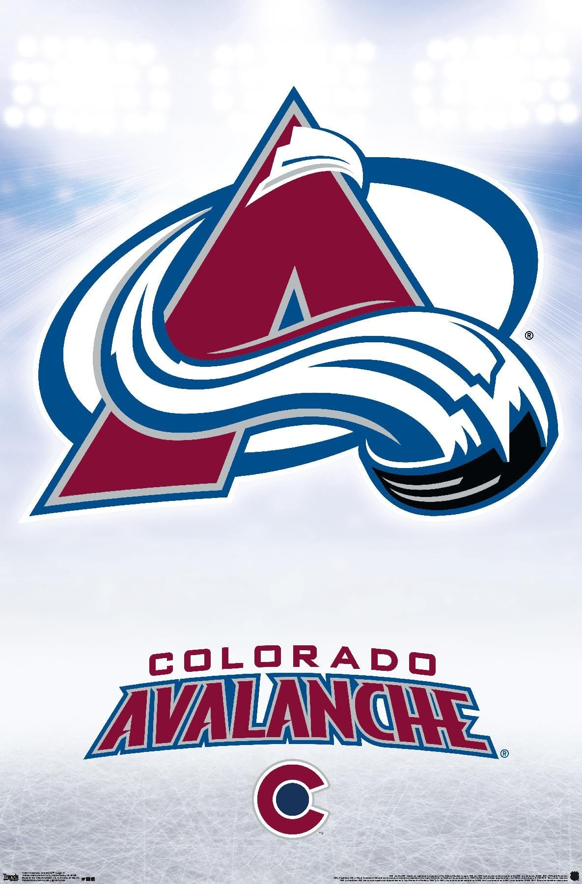 Colorado Avalanche Logo 17 Poster: Elevate Your Home Ice