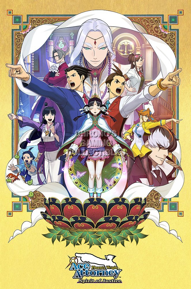 Ace Attorney Spirit of Justice Poster Review: Law Meets Art