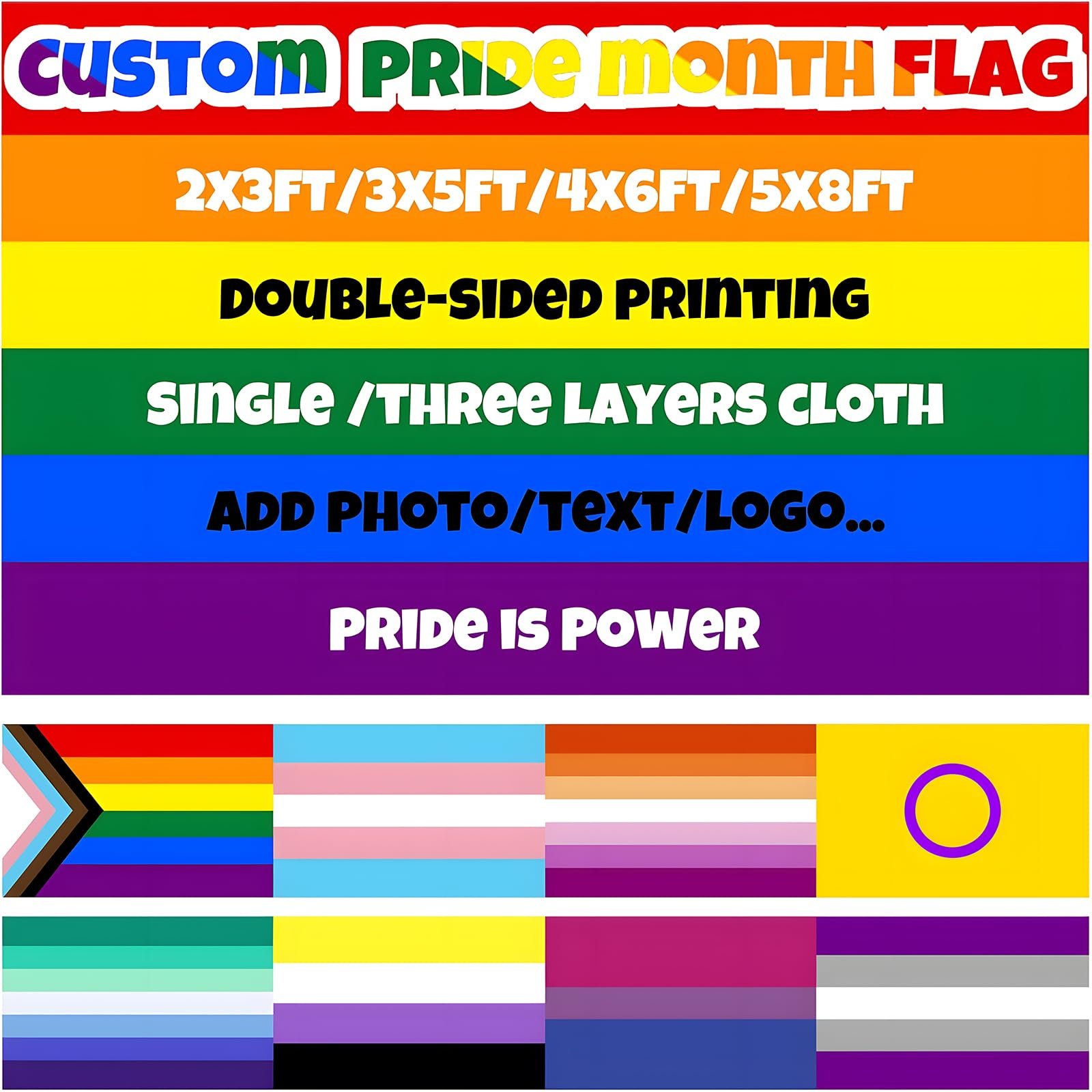 Custom Pride Flags: Personalized Decor for Every Identity