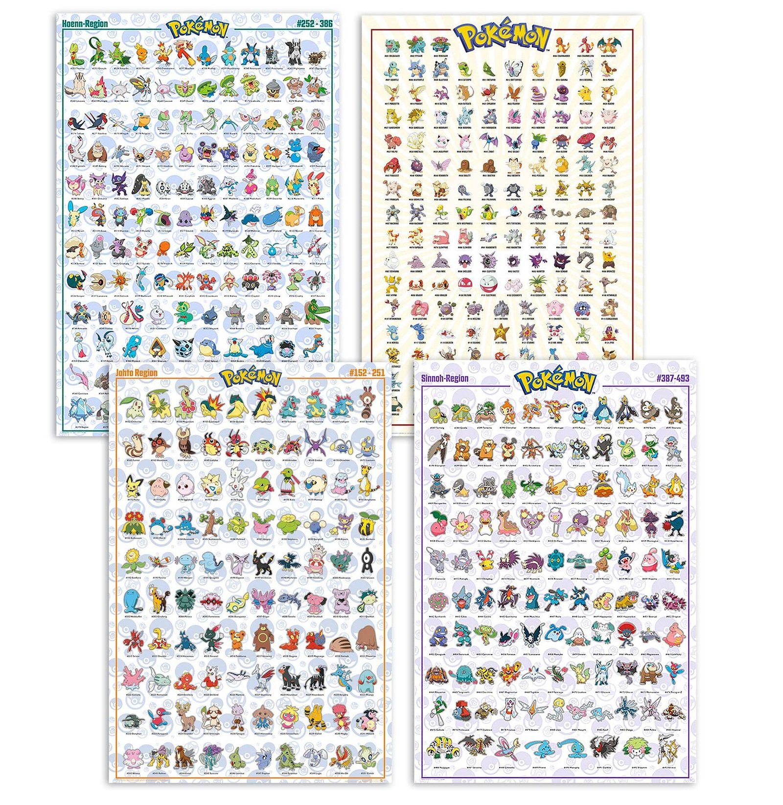 Gotta Frame 'Em All: The Ultimate 4-Region Pokemon Poster Review