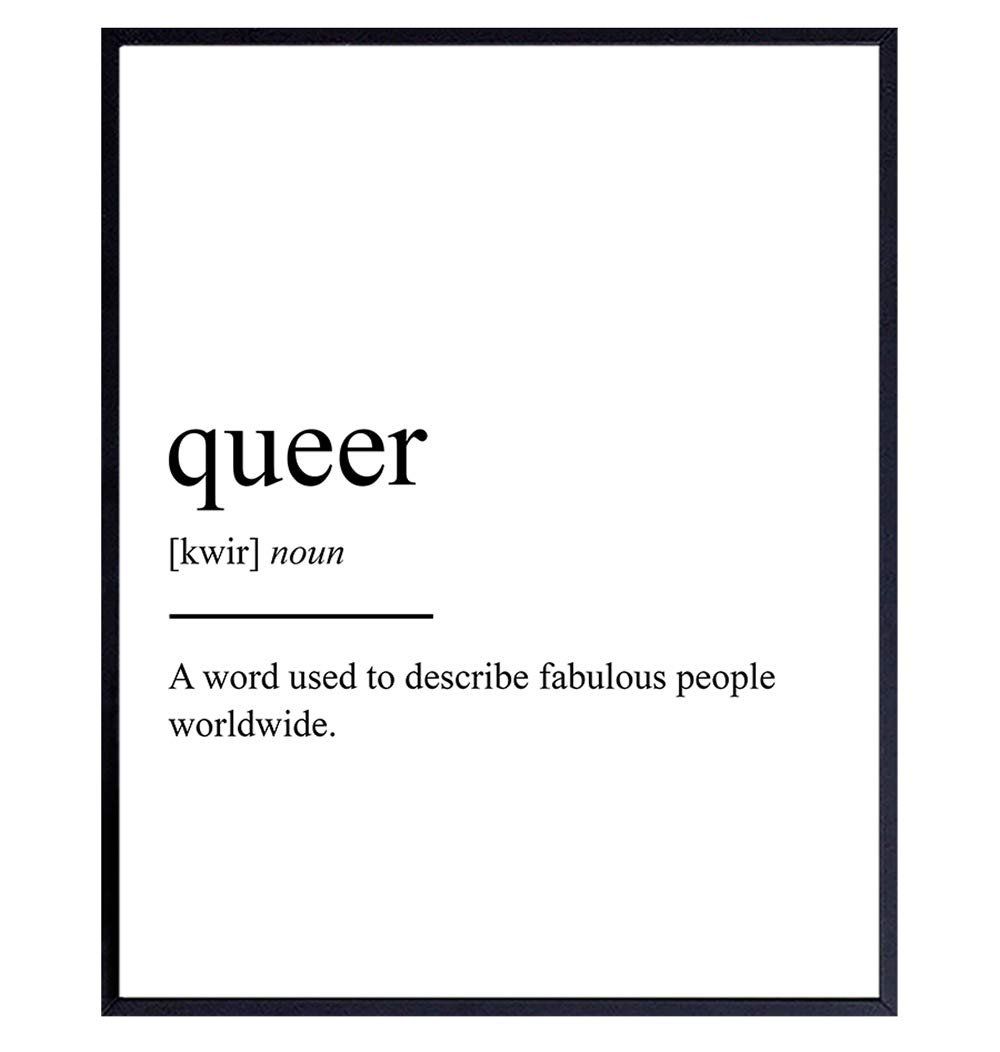 Queer Definition Wall Art: Modern LGBTQ Home Decor Review