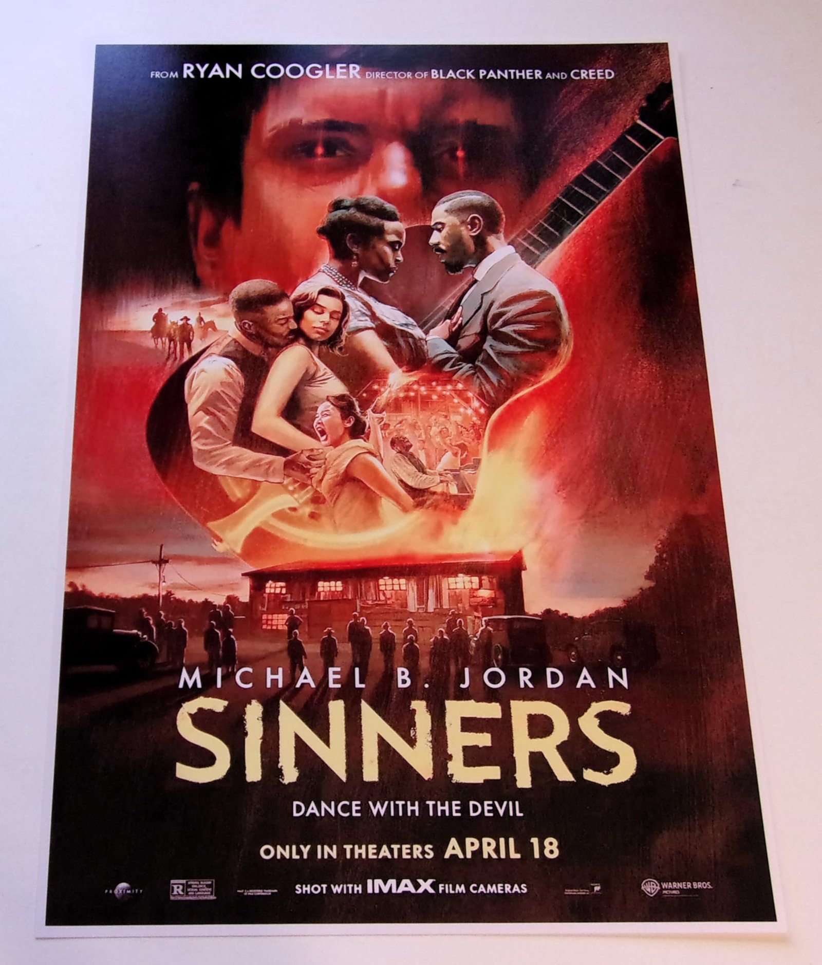 Sinners 2025 Poster Review: Ryan Coogler Horror Aesthetic