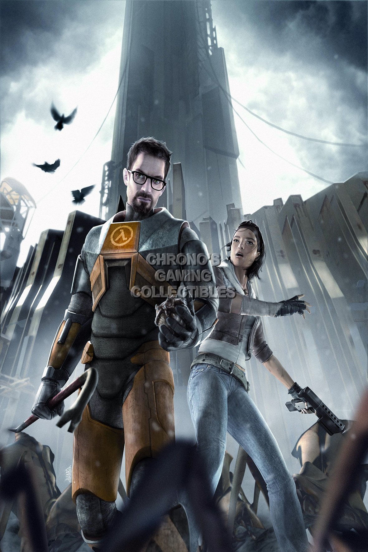 Half-Life Gordon & Alyx Poster Review: Gaming Chic
