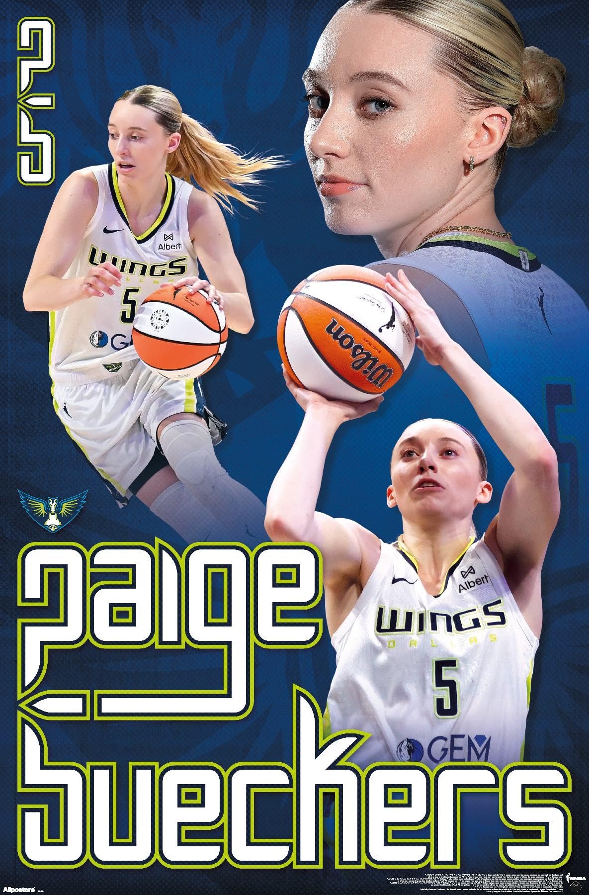 WNBA Style: Paige Bueckers Dallas Wings Poster Review