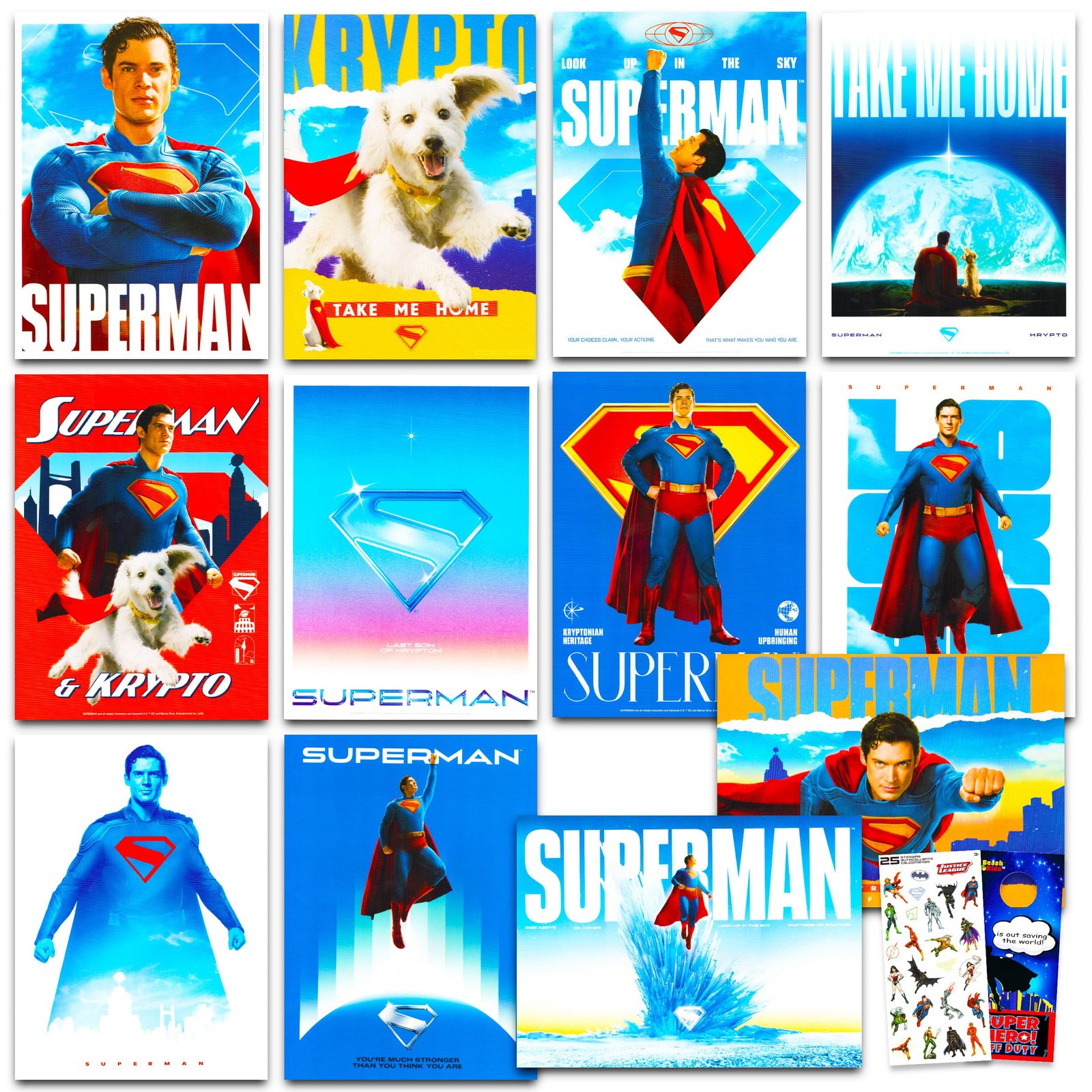 Superman 2025 Poster Book: Elite DC Room Decor Guide