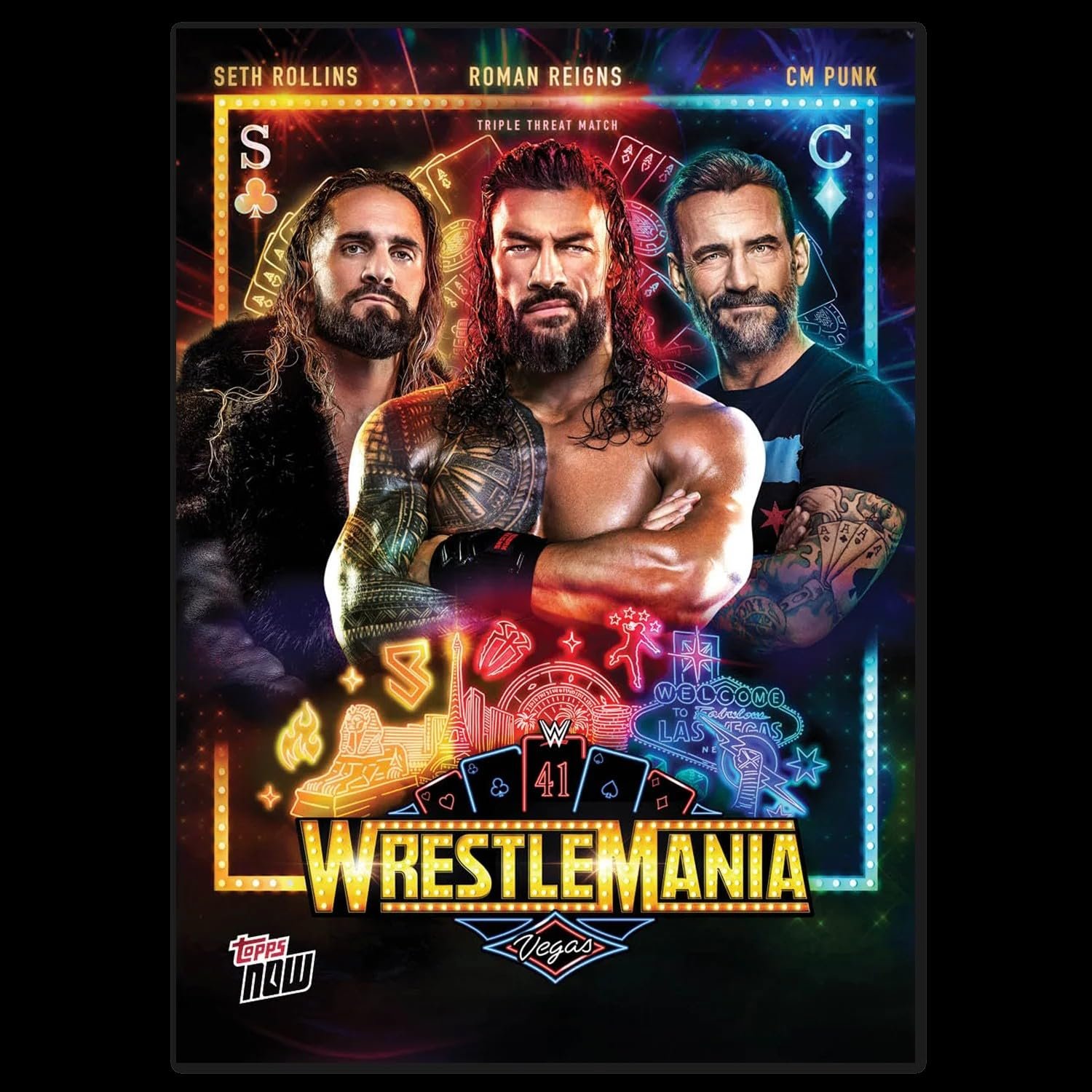 WrestleMania 41 Card Poster: Rollins, Reigns, Punk Review