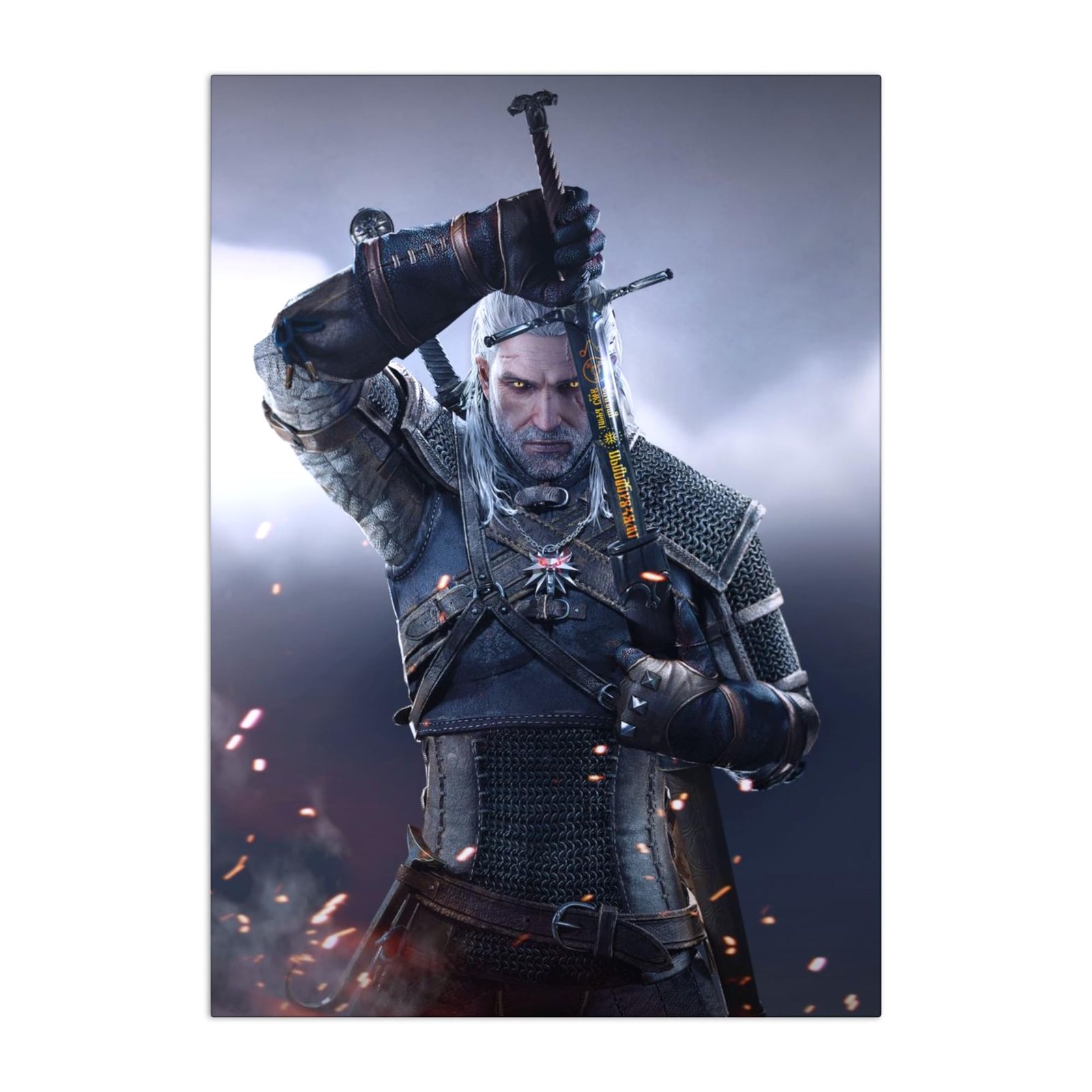 Witcher Geralt Metal Poster Review: Dark Fantasy Home Decor