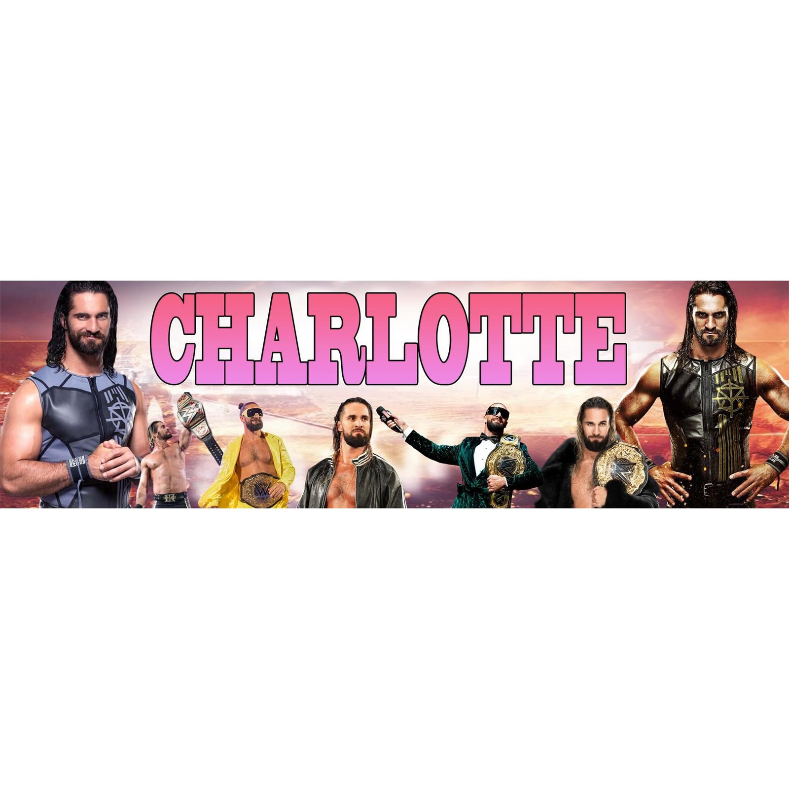 Seth Rollins Custom Name Poster: Ultimate Wrestling Decor