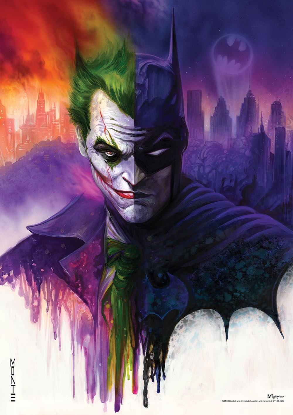 Batman vs Joker MightyPrint Review: Iconic Gotham Art