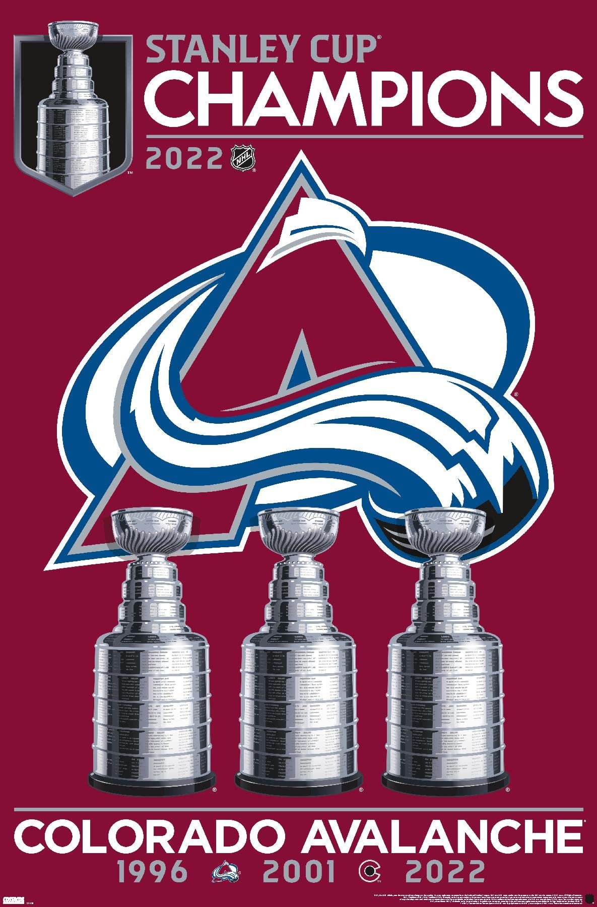 Colorado Avalanche 2022 Stanley Cup Poster Review